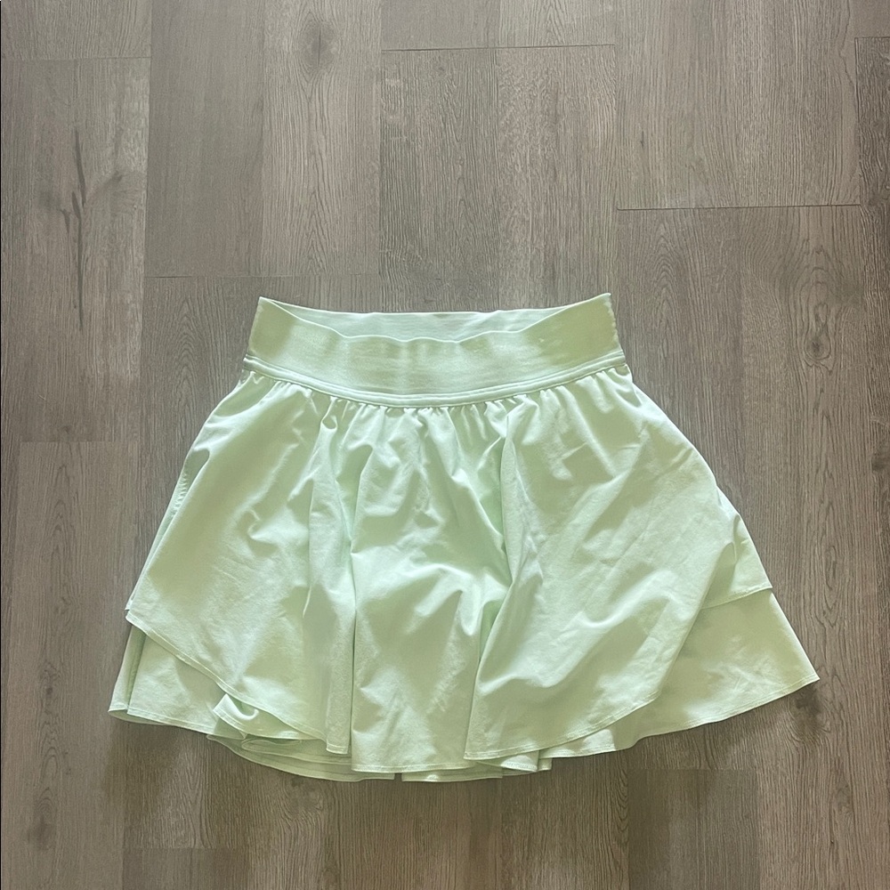 Lululemon Athletica Light Green Mini Skirt